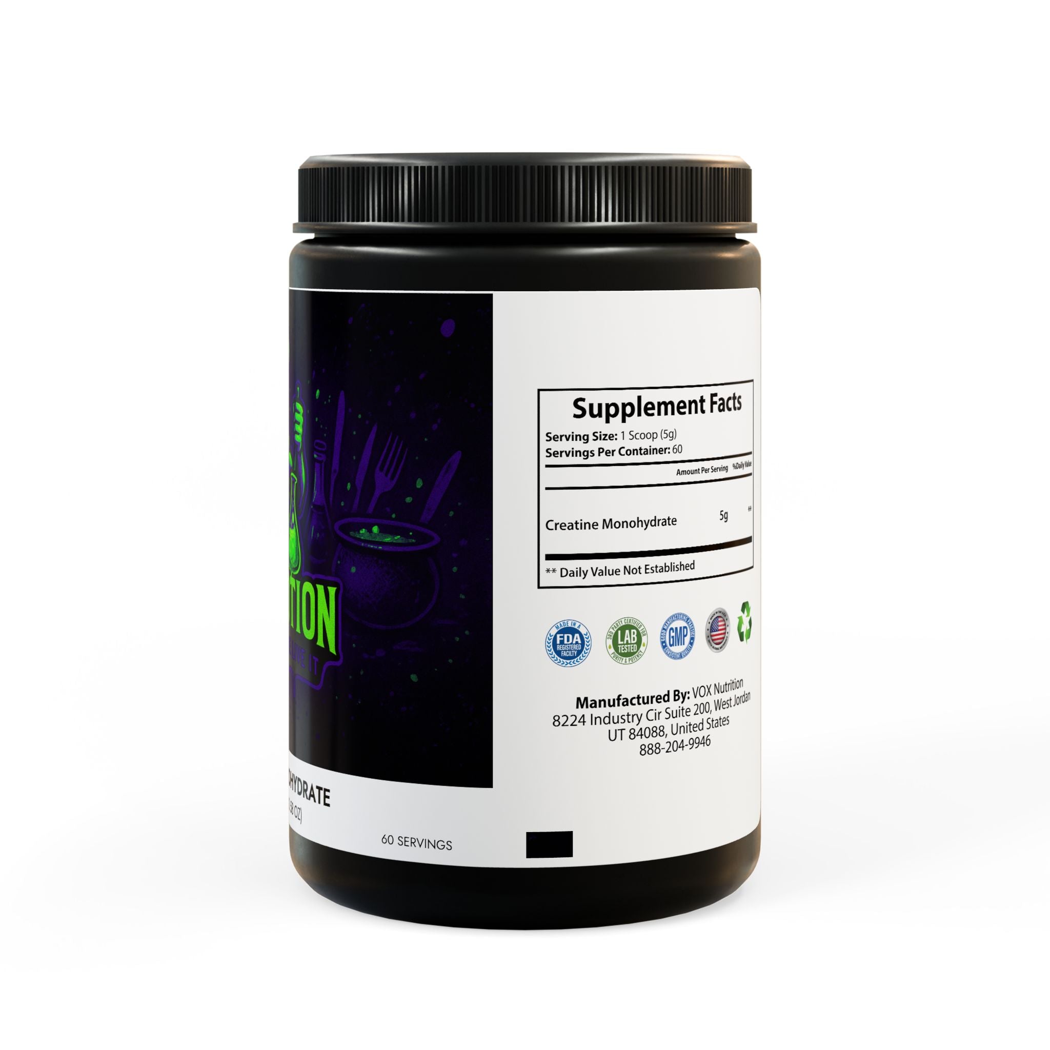 Creatine Monohydrate Supplement (300g, 10.58oz)