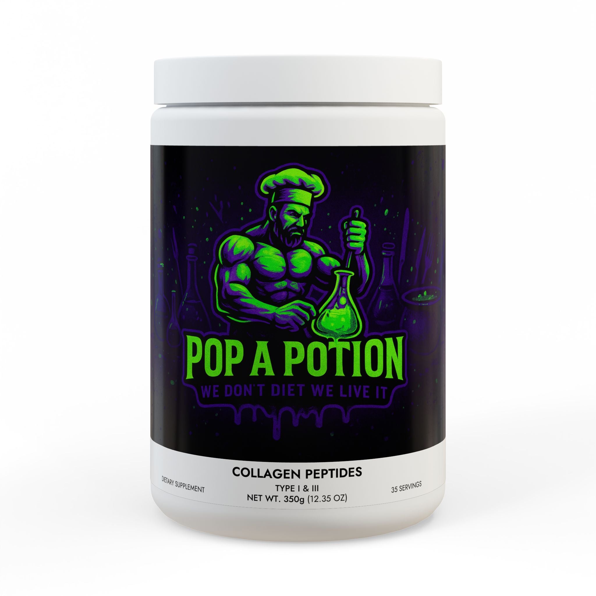 Collagen Peptides Type I & III Supplement (350g, 12.3oz)