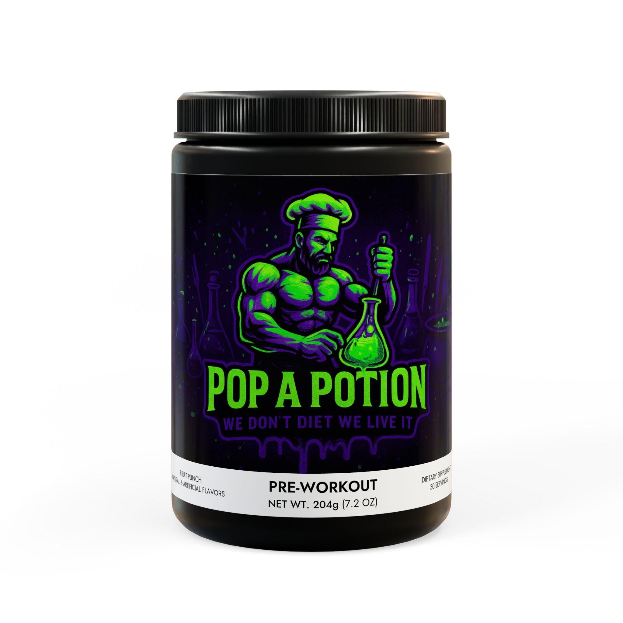 Pre-Workout Supplement, Fruit Punch (204g, 7.1oz)