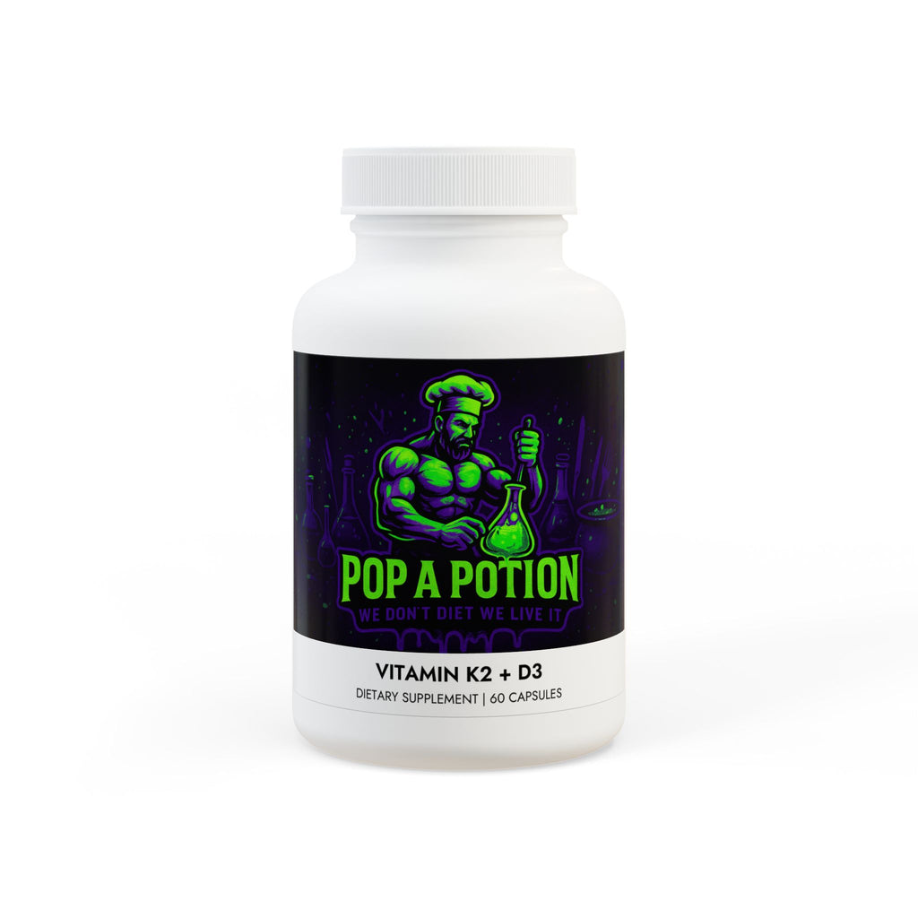 Vitamin K2 + D3 Supplement (60 Capsules)