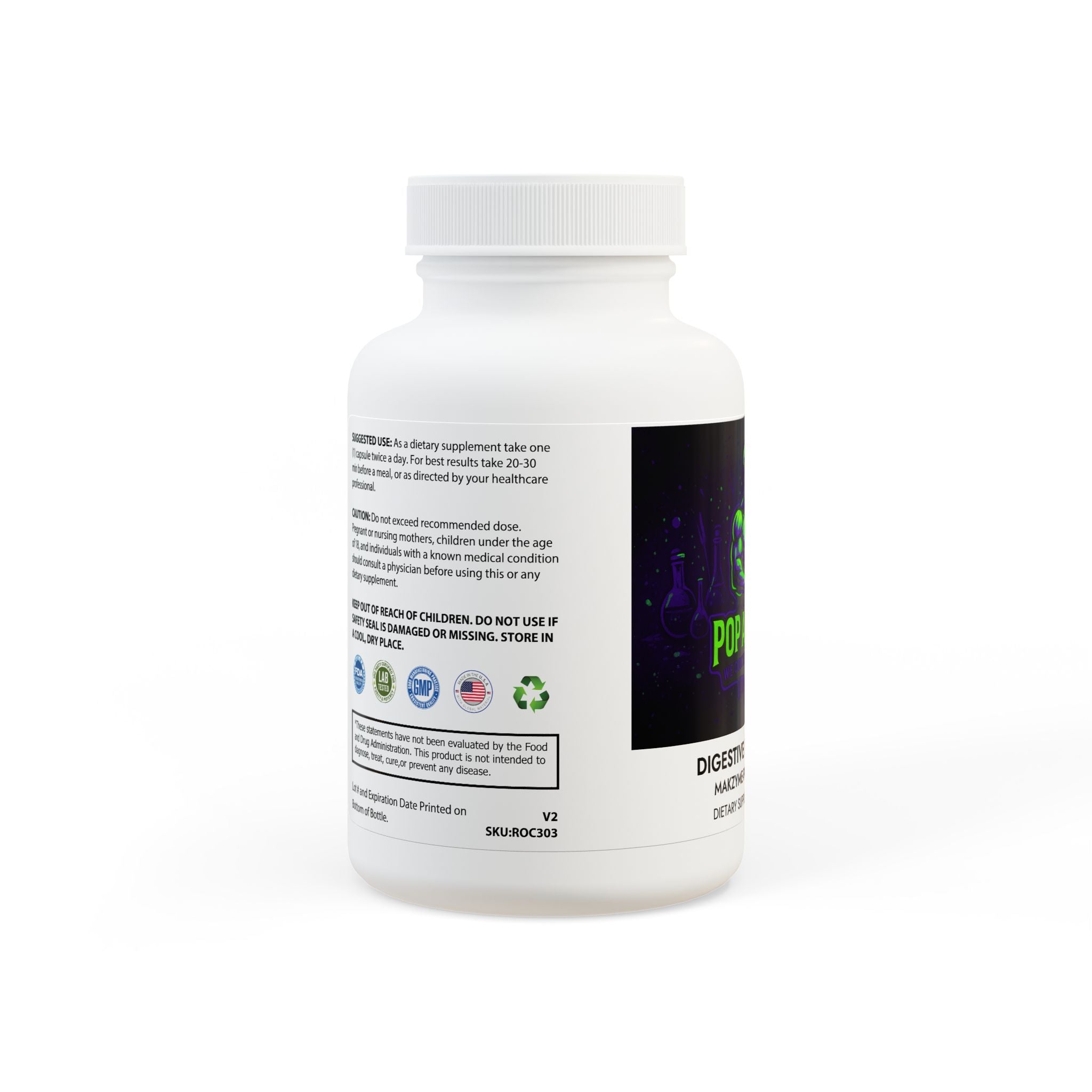 Digestive Enzyme Blend Supplement (60 Capsules)