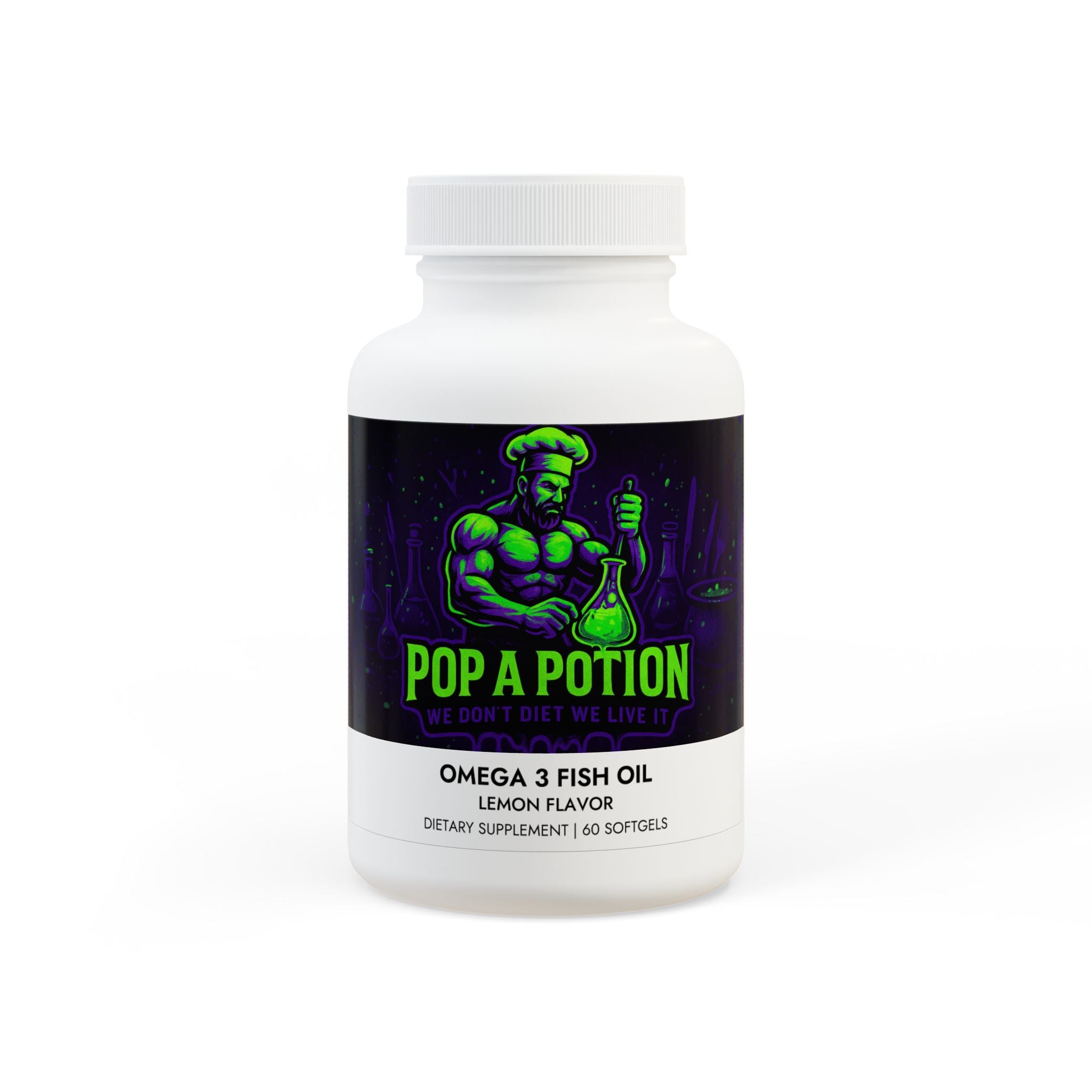 Omega 3 Fish Oil Supplement (60 Softgels)