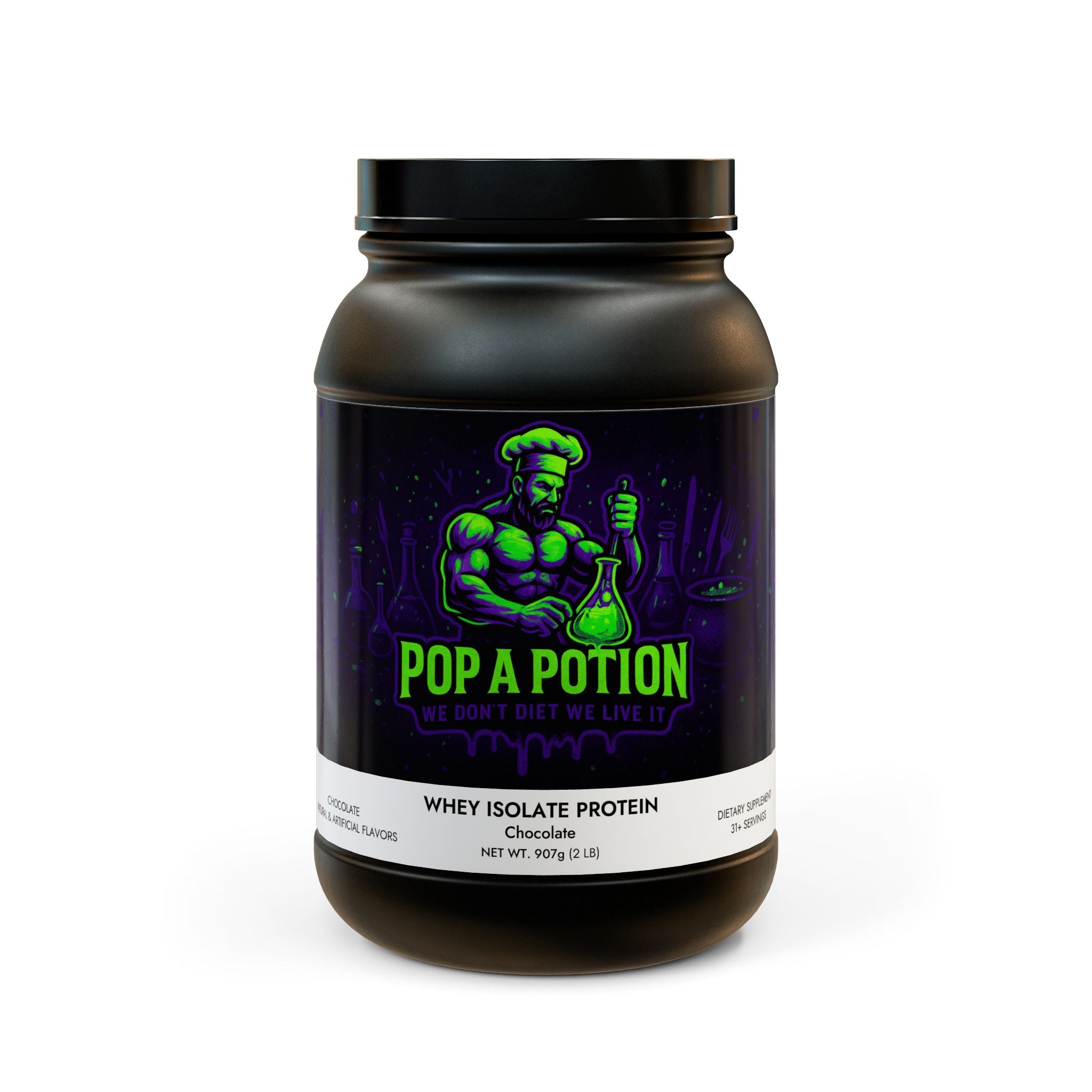 Whey Isolate Protein Supplement (907g, 2lb)